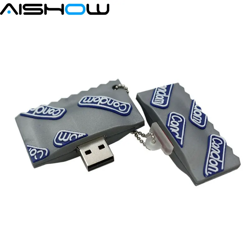 Лидер продаж новые презервативы флеш-накопитель в мультяшном стиле 1 ГБ 2 4 8 16 32