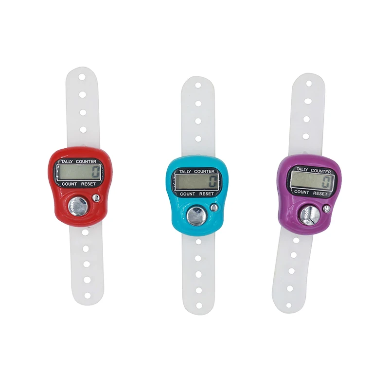 

200pcs by dhl /fedex mini Ring shape Finger Counter LCD Electronic Digital Tally Counter 10%off