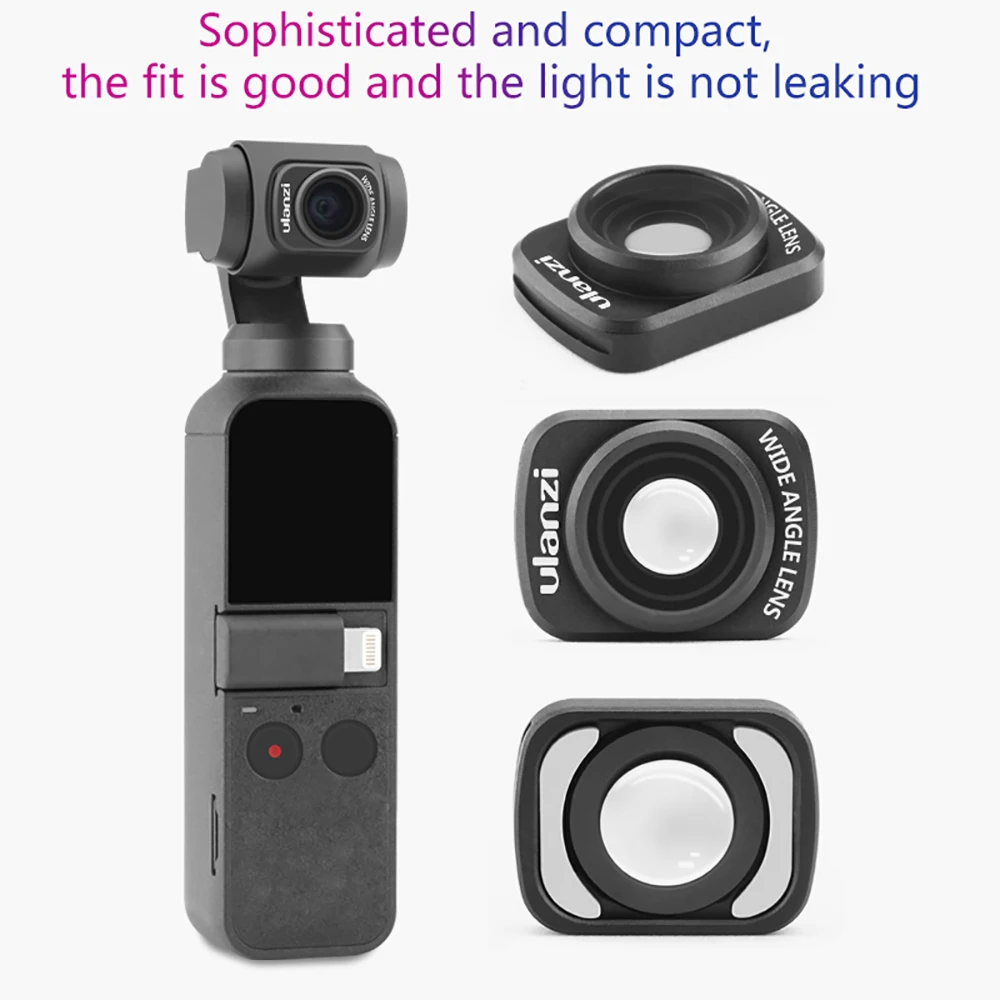 Большой широкоугольный объектив Ulanzi OP-5 для DJI Osmo Pocket HD с магнитной конструкцией r30