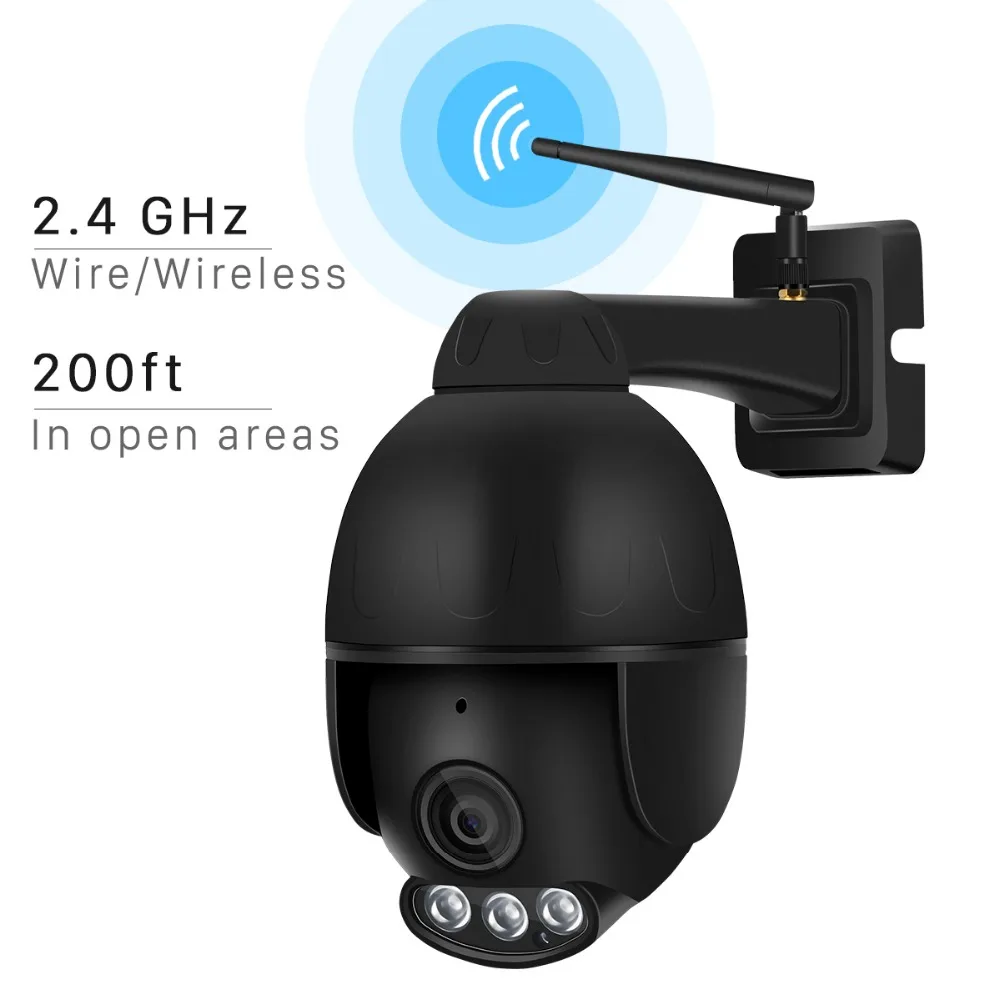 HD 1080P 5X Zoom Wifi PTZ IP камера водонепроницаемая аудио 2,7-13,5 мм объектив с автофокусом 2MP Беспроводная CCTV IP Камера уличная Onvif CamHi
