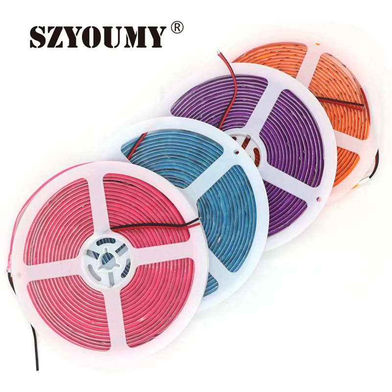 Новое поступление неоновая светодиодная лента SZYOUMY 5630 SMD радужная