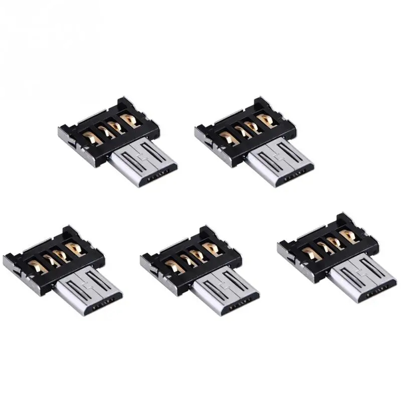 5 шт./лот, протестированный Мини Micro USB к USB разъему OTG USB кабель OTG адаптер для флеш-накопителя для samsung Android Tablet PC