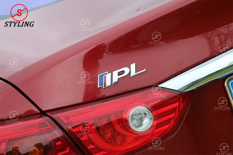 Наклейка с логотипом автомобиля для Infiniti Q50 Q50S IPL 3,7 S, накладка на бампер Q50, внешняя отделка для украшения