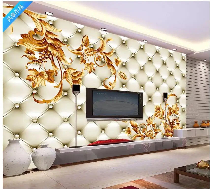 Пользовательская фотография 3d настенные бумаги домашний декор