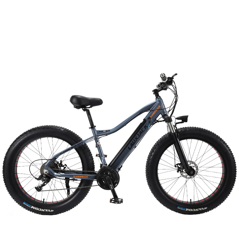 LAUXJACK Fatbike Электрический велосипед алюминиевая рама 27 скоростной механический