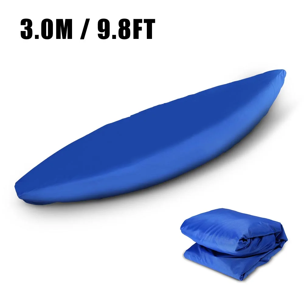 blue 3m Водонепроницаемый, устойчивый к ультрафиолетовому излучению, пылезащитный чехол для Каяка, Профессиональная универсальная, для гребли каноэ, для хранения лодки, пылезащитный чехол, Аксессуары Для Каяка - Цвет: blue 3m