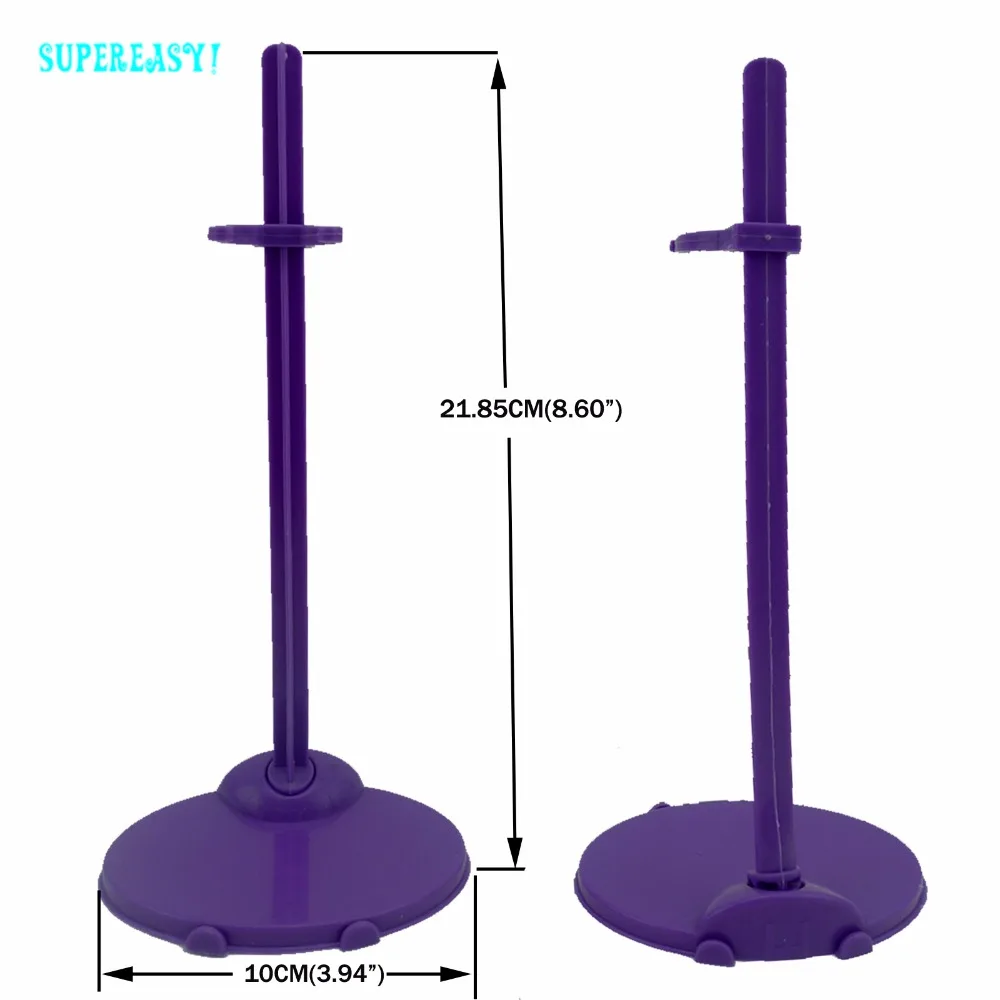 5 шт./лот пластиковая фиолетовая подставка фигурка держатель Игрушечная модель