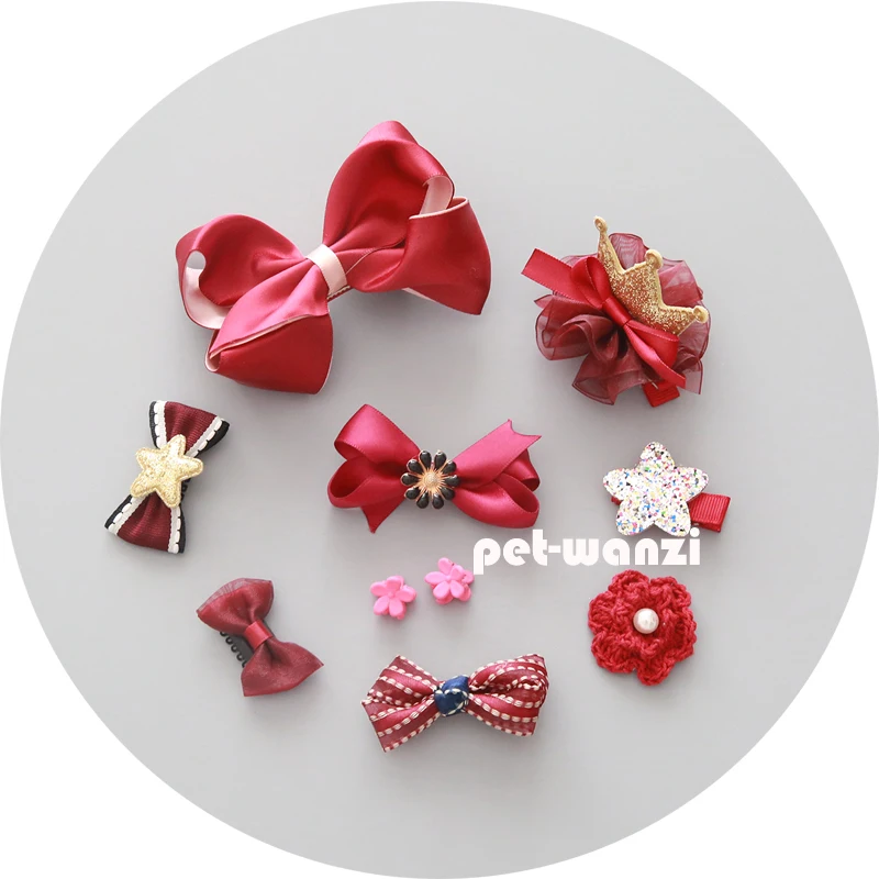 Милая маленькая принцесса мечта домашних собак аксессуары для волос шпилька