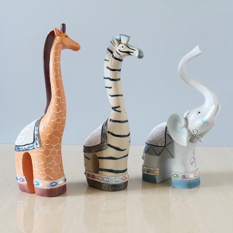 Новый дизайн деревянная модель животного домашний декор креативный деревянный