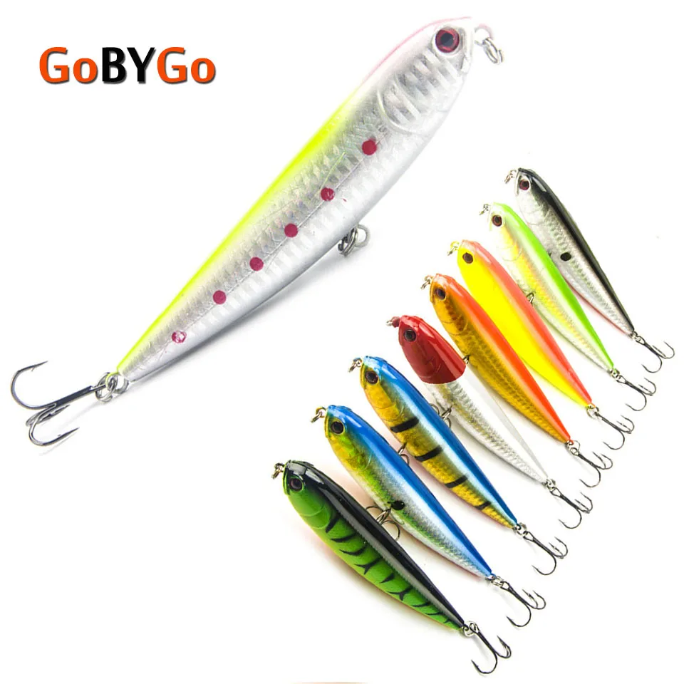 GoByGo 1 шт. карандашная приманка Topwater Dogs жесткие приманки 12 см 22 г пластиковый