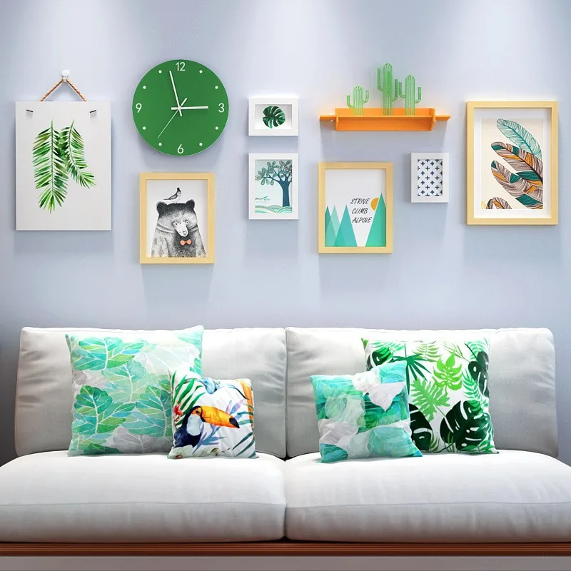 BAIUFOR современный коллаж деревянная фоторамка белая винтажная Скандинавская