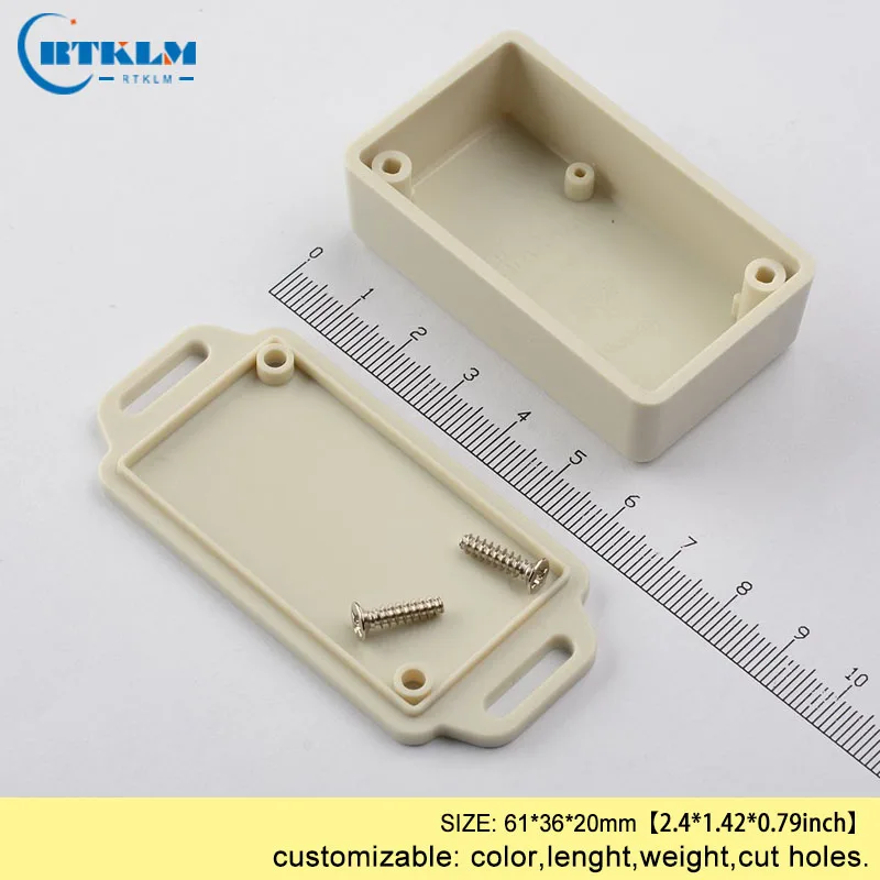 IP54 ABS пластиковый корпус DIY корпуса для электронного настольного корпуса Настенный монтажный распределительный ящик 61*36*20 мм Маленькая распределительная коробка