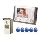 Система домашней безопасности SmartYIBA, проводной видеодомофон 7 дюймов, домофон, RFID, 1 монитор, 1 комплект камеры