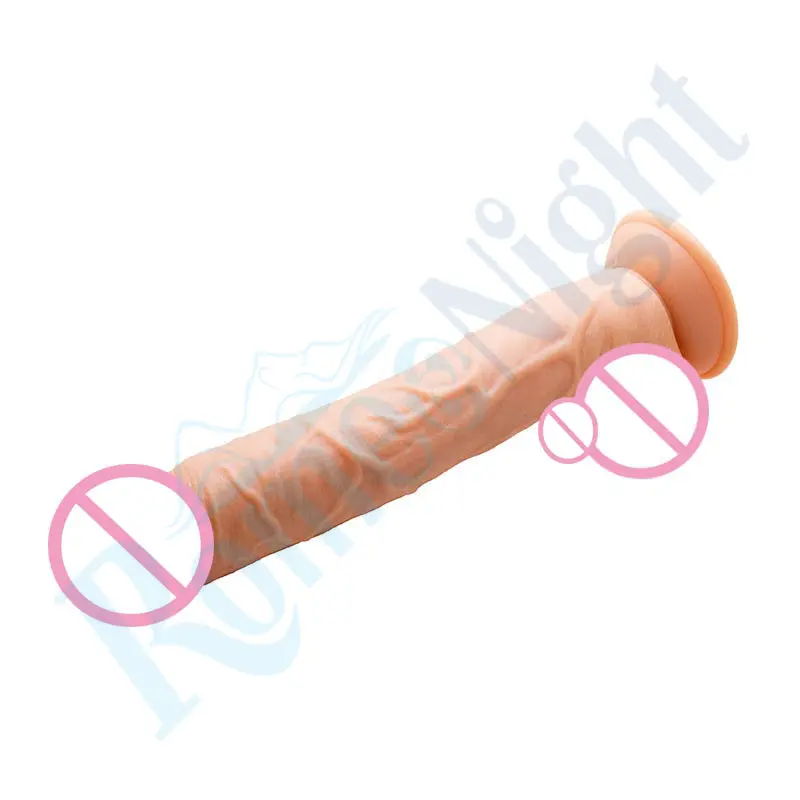 Lovetoy Plus 10 &quotKing size мягкие ребристые Супер реалистичные огромные фаллоимитаторы с