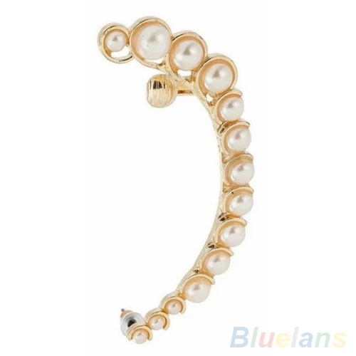 Серьги-гвоздики с жемчугом в стиле панк-рок | Украшения и аксессуары