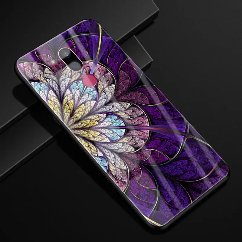 11 Для LG G7 чехол thinq 6,1 ''стеклянный силиконовый бампер+ Жесткий PC стекло задняя крышка для LG G7 thinq G 7 G7thinq чехол для телефона s Coque Fundas - Цвет: 11