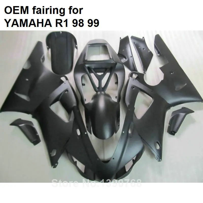 

Черные Бесплатные 7 подарков Обтекатели для Yamaha литья под давлением YZF R1 1998 1999 комплект обтекателей YZFR1 98 99 CN22