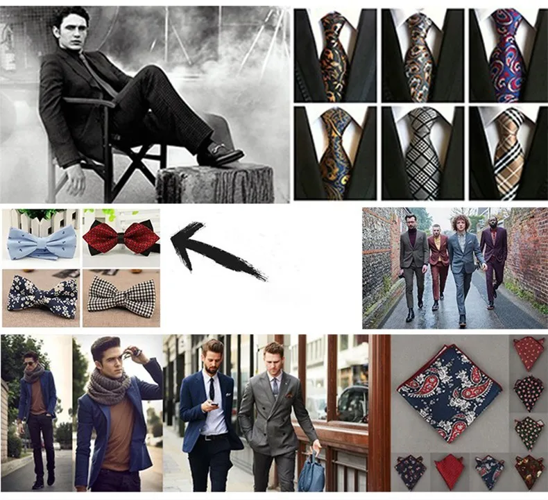 Мужские модные галстуки для мужчин карманные квадратные Галстуки костюм платье полиэстер шелковый галстук в горошек жаккардовый галстук платок набор TZ