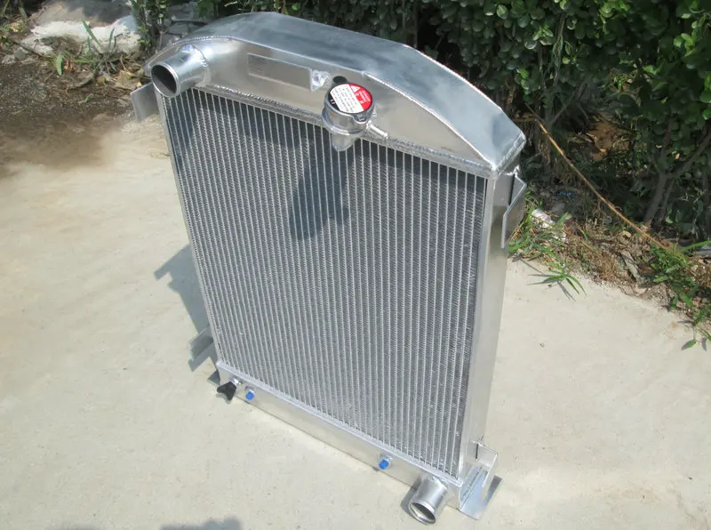 Алюминий радиатор для FORD 1932 Привет мальчик гриль оболочек CHEVY 62 мм ENGINE
