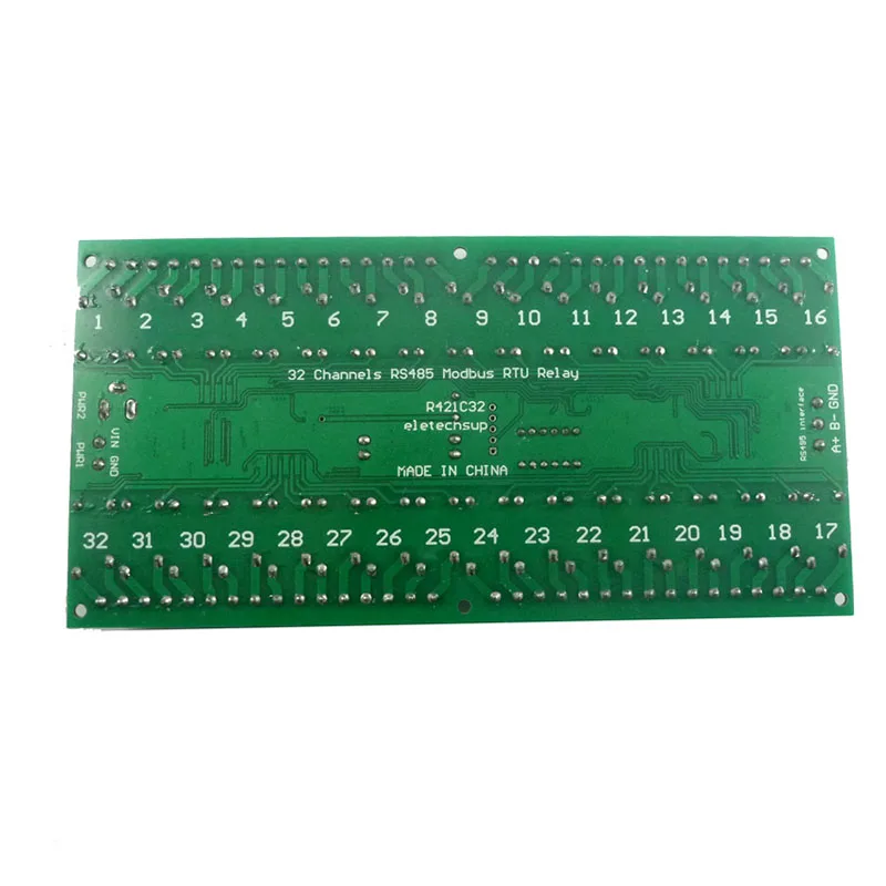 1 шт 12 V 32 канала RS485 триггерный релейный модуль серийный переключатель PLC контроллер WIF66