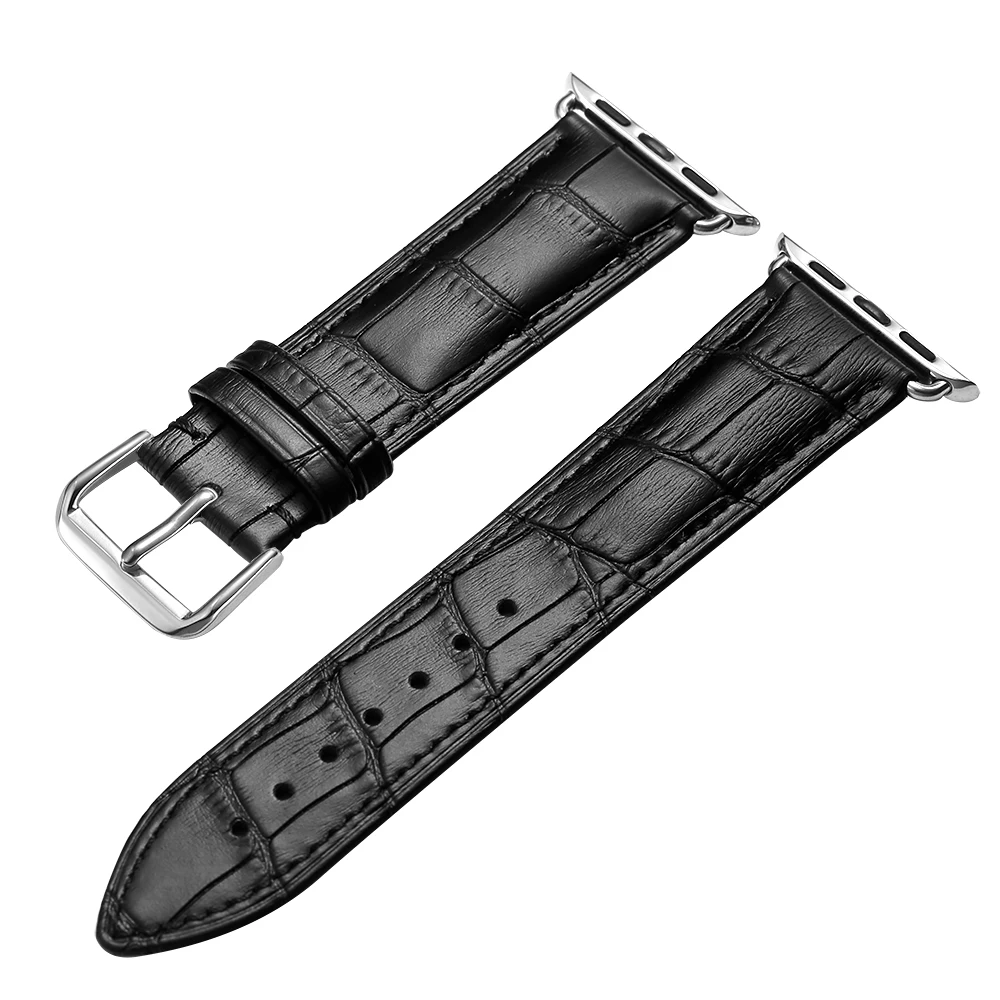 38/42 мм Классический стиль ремешок из натуральной кожи для часов Apple Watch Iwatch 38 42