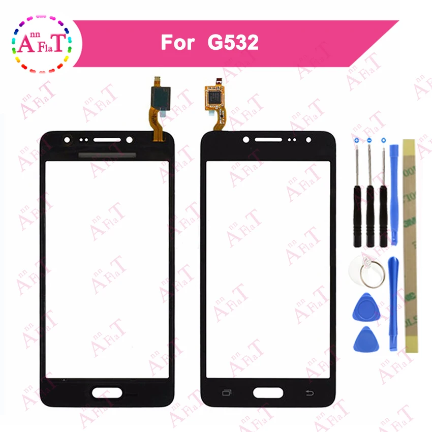 5," для samsung Galaxy J2 Prime Duos SM-G532 G532 Сенсорный экран планшета Сенсор внешний Стекло объектив Панель 3 м клей