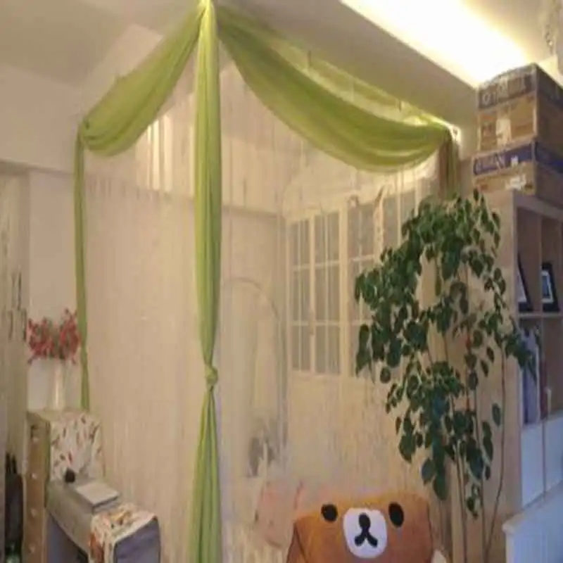 Тюлевые занавески принцессы шторы из вуали для спальни девочек прозрачные