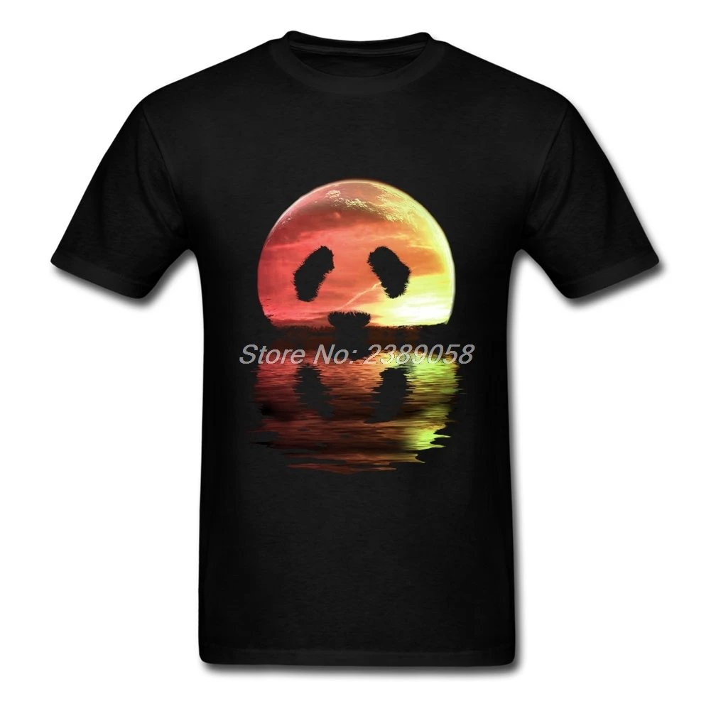 Мужская футболка Последний короткий рукав панда луна лето 2019|t-shirt men|male t-shirtmen t-shirt
