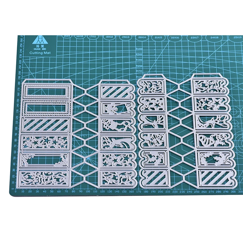 DiyArts Рождественская коробка металлическая штамповка для скрапбукинга Новое поступление Крафтовая окраска лакомая коробка высечки для изготовления Карт Коробка для конфет