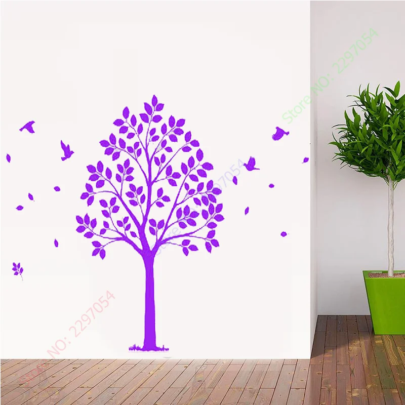 New Wall Decals Vinyl Decal Sticker Art Mural Floral Decor Huge Tree Design 22