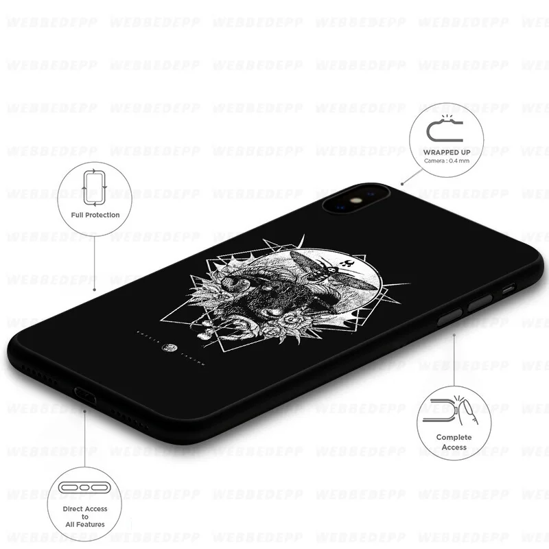 WEBBEDEPP Devil Satan Soft Case for Huawei Mate Honor 20 6A 7A 7C 7X 8 9 9X 10 View Lite Pro 30 |