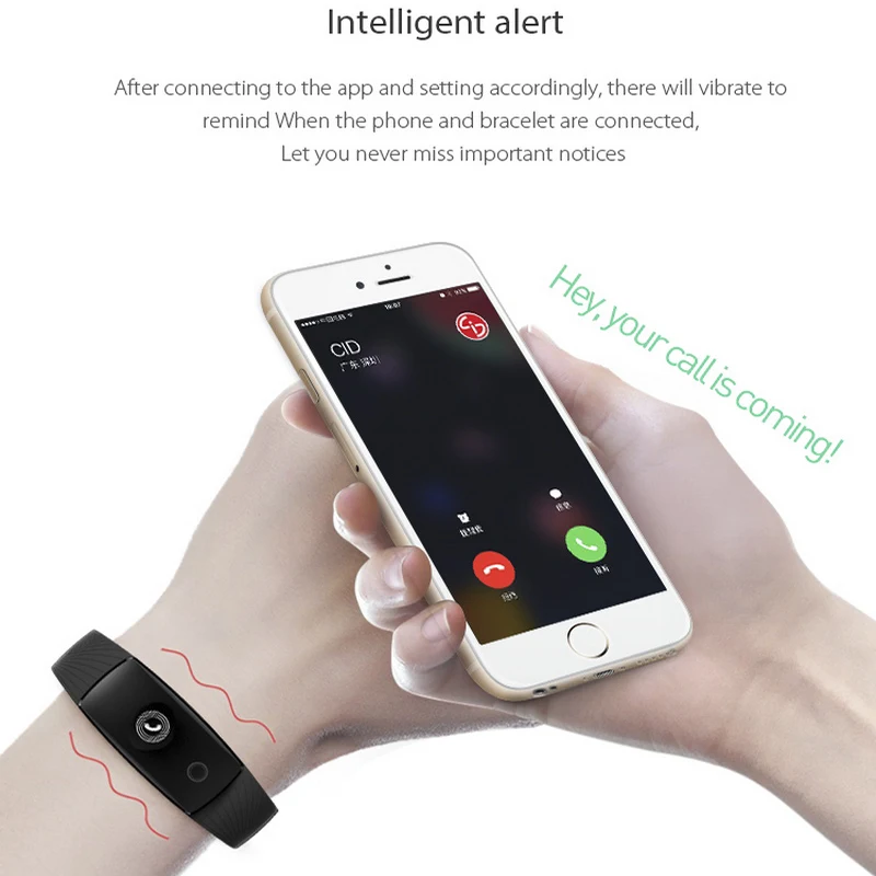 Bluetooth Smart Браслет приборы для измерения артериального давления сердечного ритма