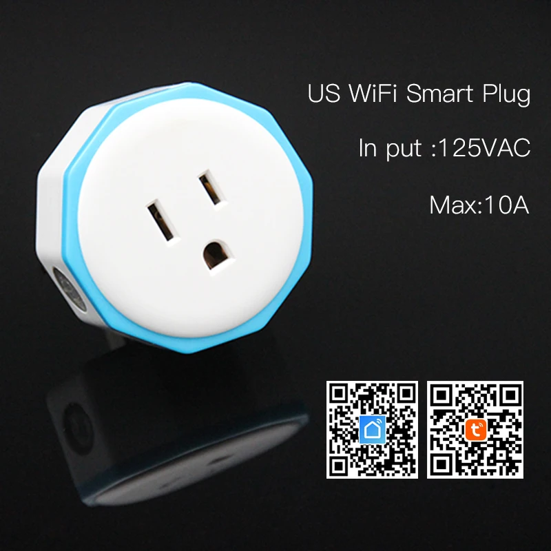 FrankEver US Smart Plug 10A домашняя Автоматизация Wi-Fi розетка синхронизации включения/выключения питания работает с Alexa и Google Tuya Smart life APP