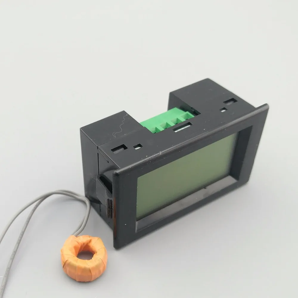 Амперметр с ЖК-дисплеем белый и черный амперметр диапазоном 0-19 99 А Синяя