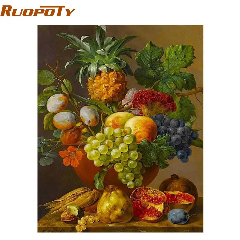 Рамка RUOPOTY для фруктов корзина картина сделай сам Акриловая домашний Настенный