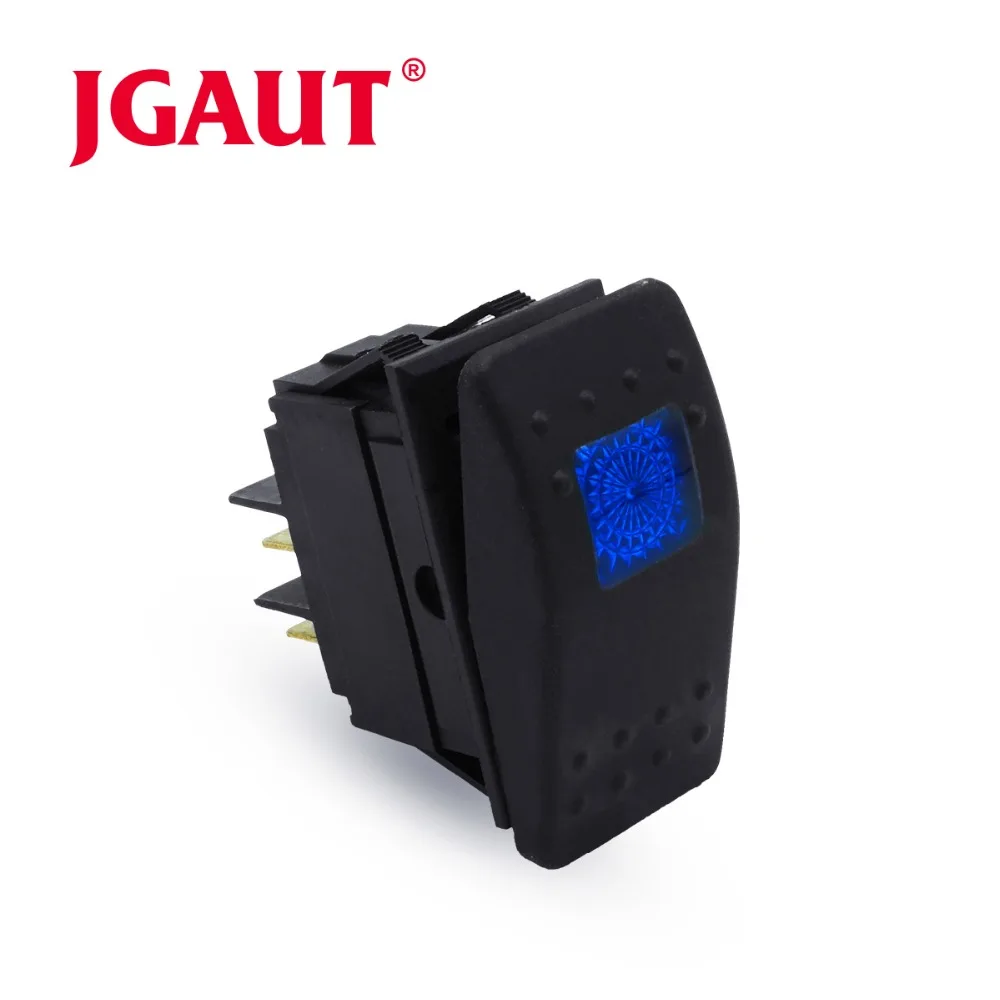 Прочный 4-контактный светодиодный индикатор JGAUT кулисный переключатель