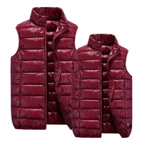brieuces couple new winter down cotton vest korean slim casual waistcoat vest middle aged men and women cotton vest big yards