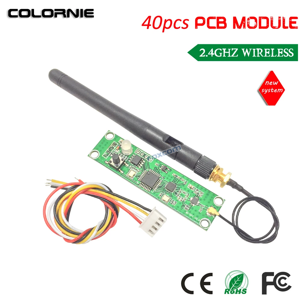 

DHL Free Shipping DMX512 PCB Board Wirelss Receiver With Antenna