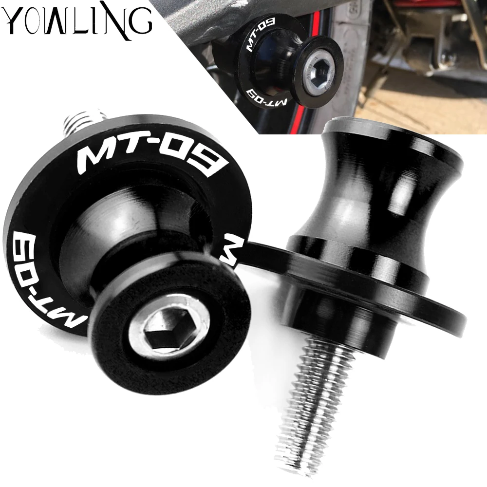 

6MM Motorcycle accessories Swingarm Spools slider stand screws For MT09 FZ09 FJ-09 MT-09 TRACER 2014 2015 2016 2017 2018