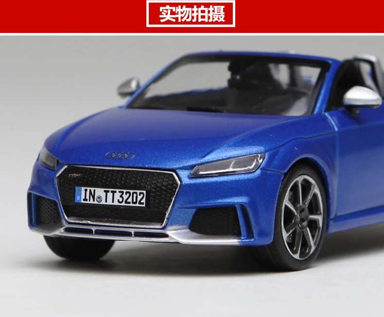 Подлинный 1/43 специальный литье металла тонкой Rs3 автомобиль Рабочий стол дисплей Коллекция Модель игрушки для детей
