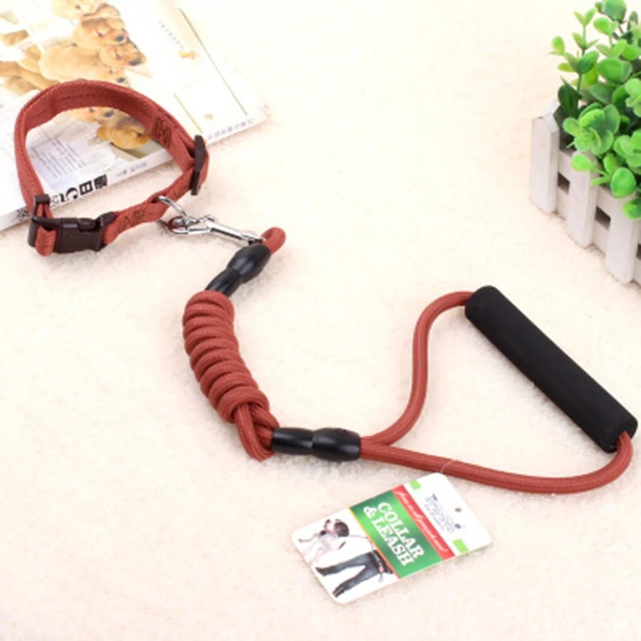 Собачий ошейник Нейлоновый Регулируемый металлический пряжки Золотой ретривер