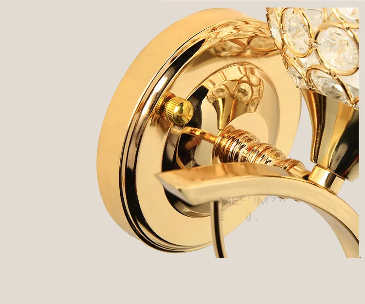 Современная хрустальная прикроватная настенная лампа комнатное освещение для