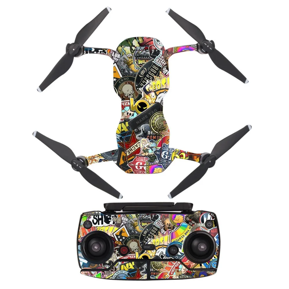 Наклейка-скин на весь корпус наклейки для DJI MAVIC AIR защитная пленка Стикеры для DJI Mavic Air Аксессуары для дрона