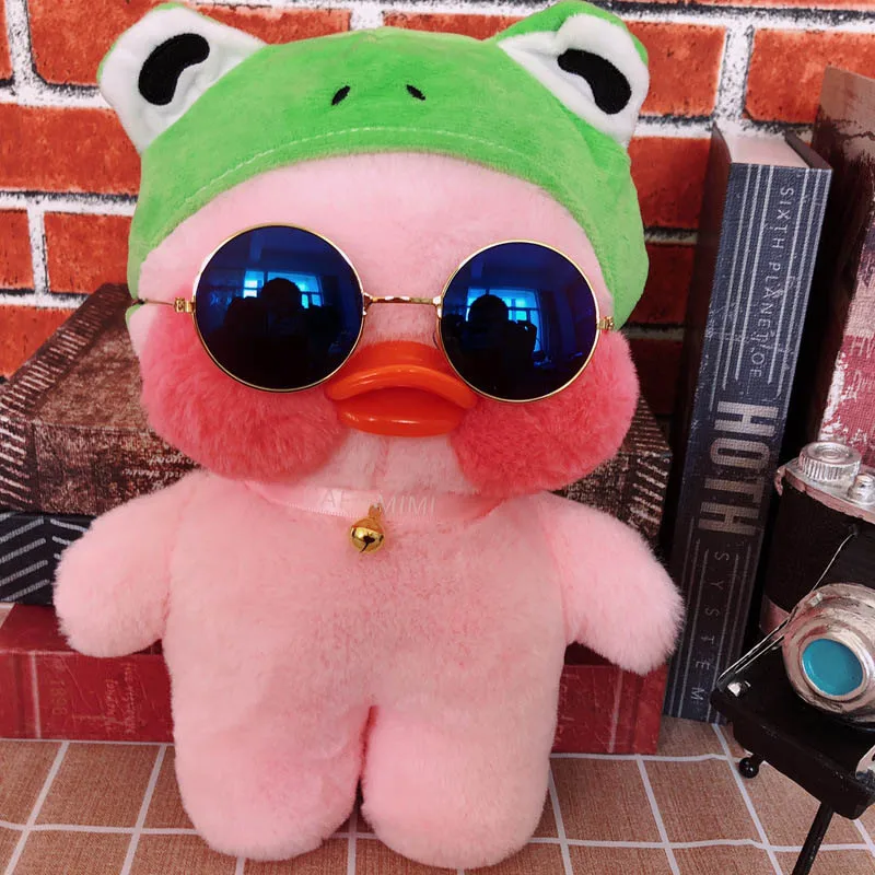 30 см Kawaii LaLafanfan кафе утка плюшевая игрушка мультяшная Милая Утка Мягкая кукла животные куклы детские игрушки подарок на день рождения для детей - Цвет: B