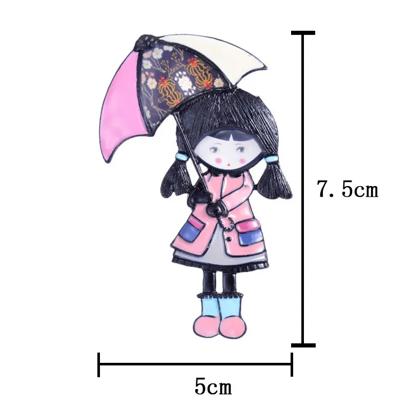 Женская эмалированная брошь из металлического сплава изысканная Элегантная