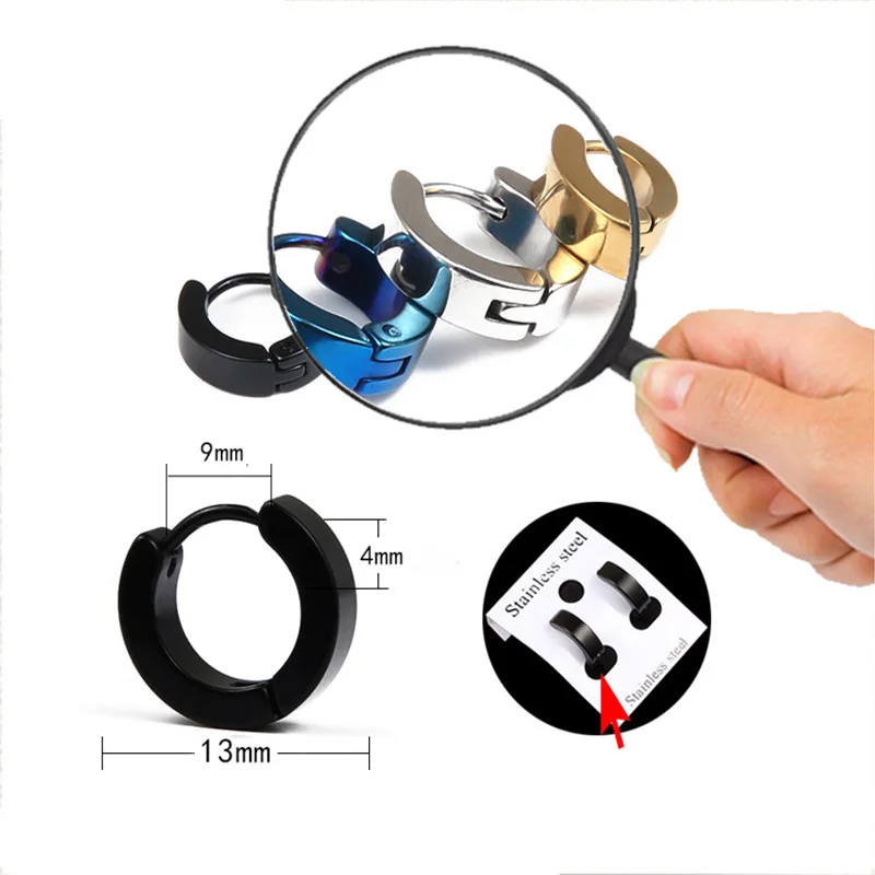 Уличные Популярные антиаллергические бриллиантовые украшения для мужчин