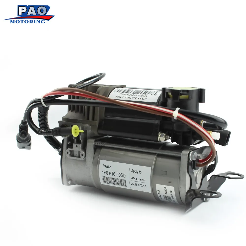 Для Audi A6 C6 4F 2004-2011 пневматическая подвеска компрессор VW Volkswage воздушный насос 4F0616005E 4F0616006A 4F0616005B 4F0616005F