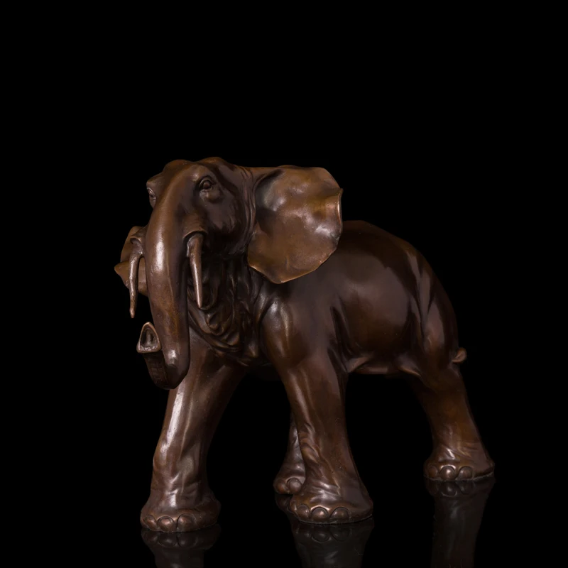 Китайские ремесла азиатская Современная Скульптура бронзовая статуэтка фэн шуй