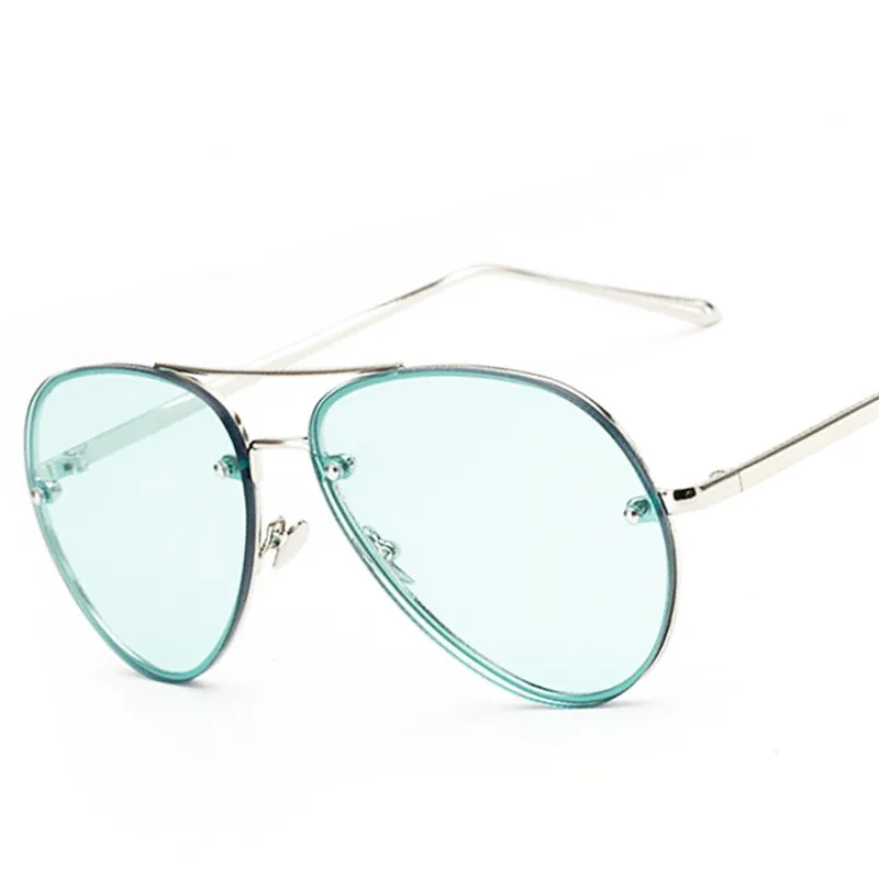 SOEI классический Для женщин без оправы пилотные очки Брендовая дизайнерская