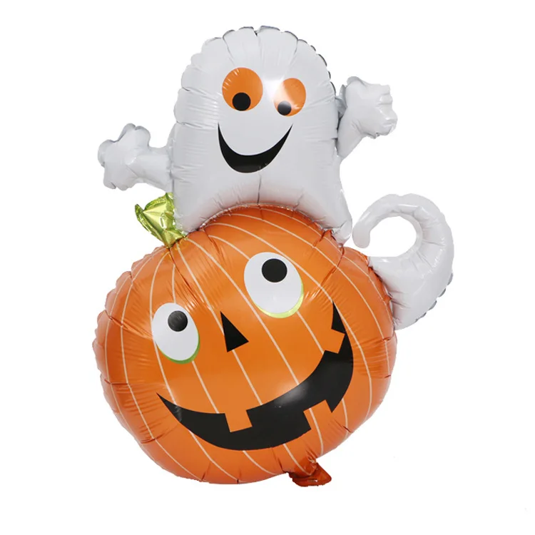 Halloween Pumpkin Ghost Balloons Decorations Spider Foil Inflatable Toys Party Supplies | Дом и сад